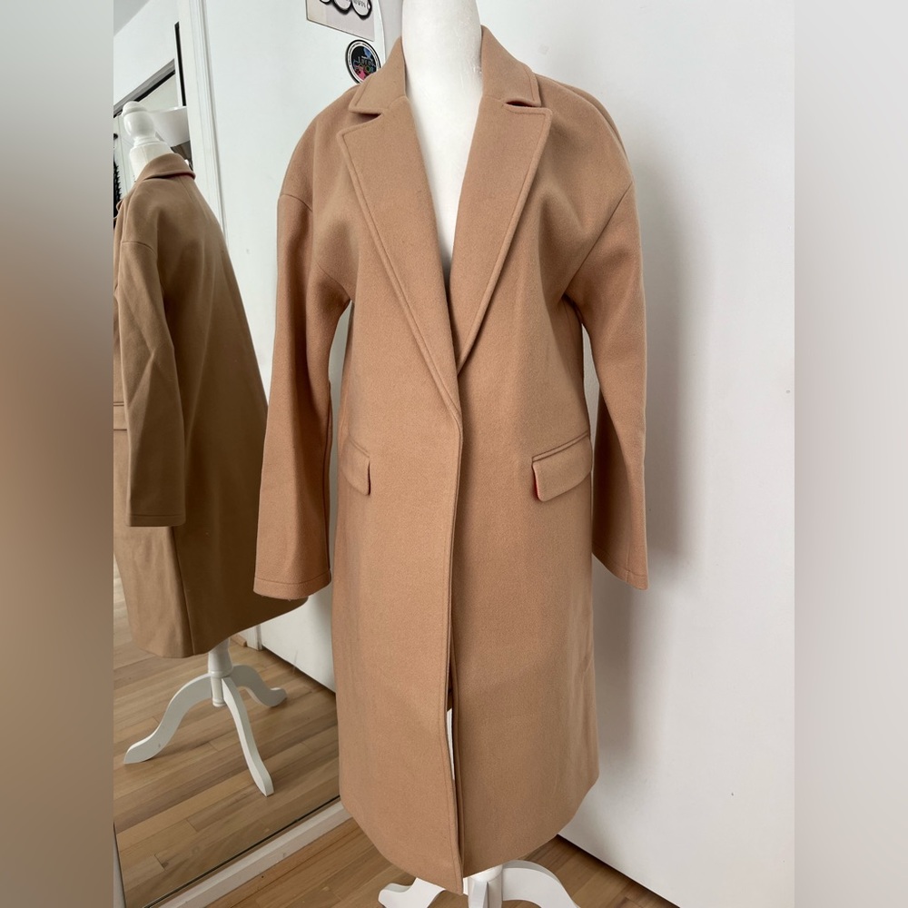 Topshop Tan Trench Coat